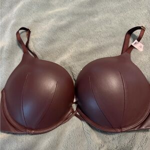 Victoria's Secret Burgundy Brown Bra